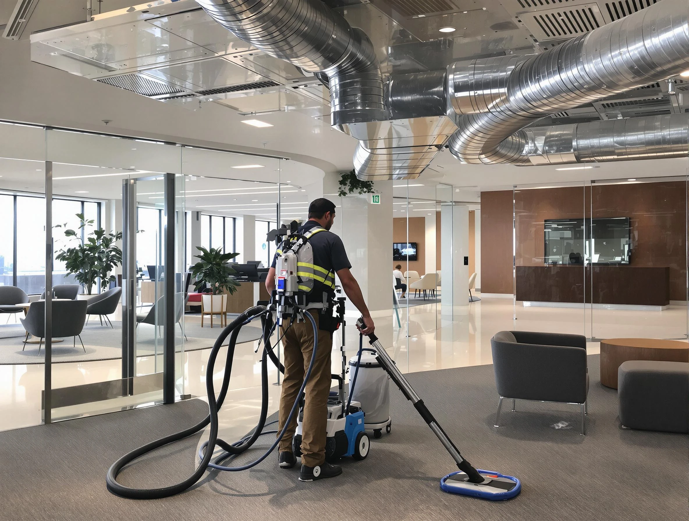 Commercial duct cleaning service by San Bernardino Air Duct Cleaning in San Bernardino