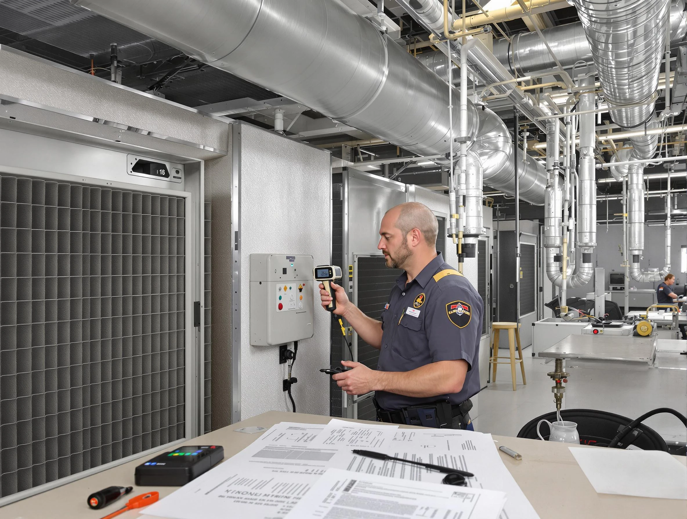 Professional filter system inspection by San Bernardino Air Duct Cleaning in San Bernardino