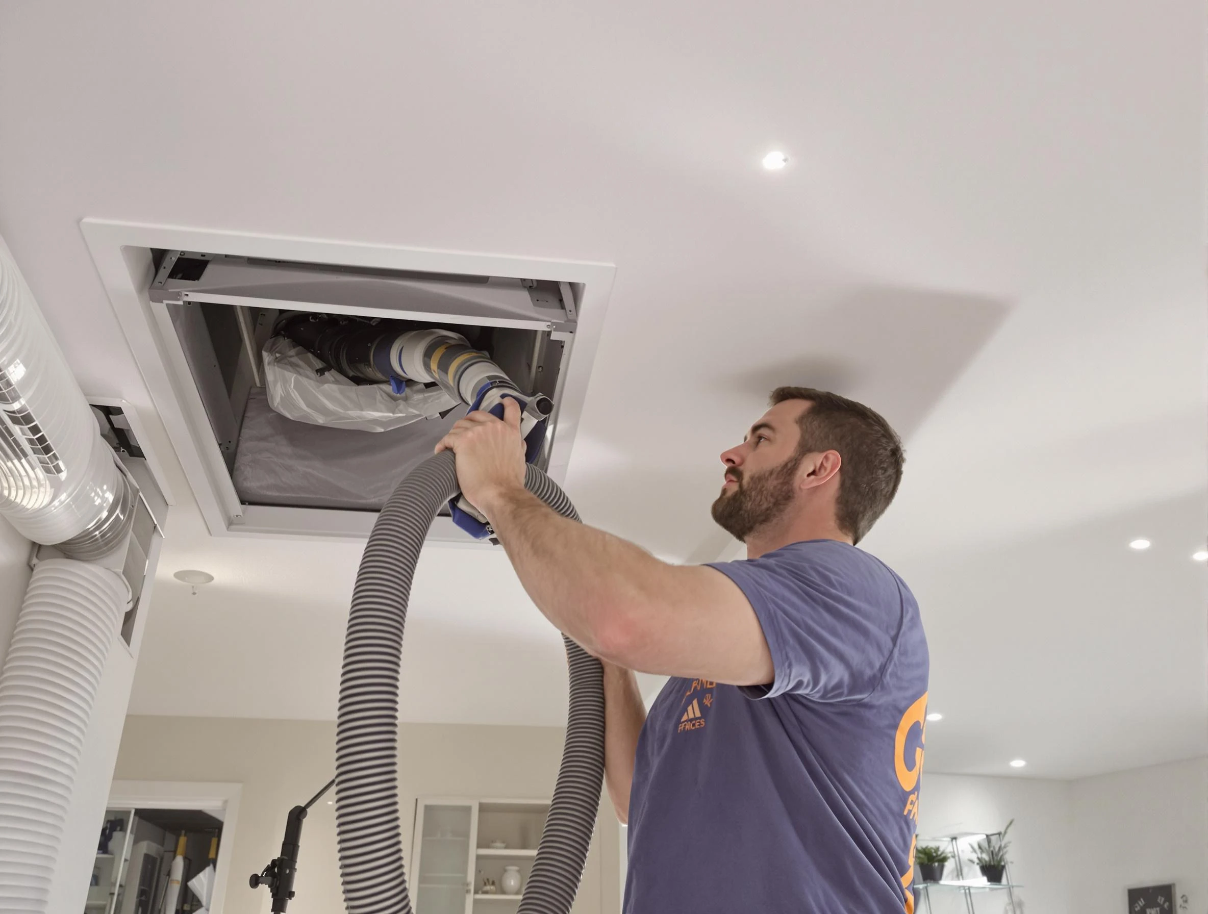 Precision indoor duct cleaning by San Bernardino Air Duct Cleaning in San Bernardino