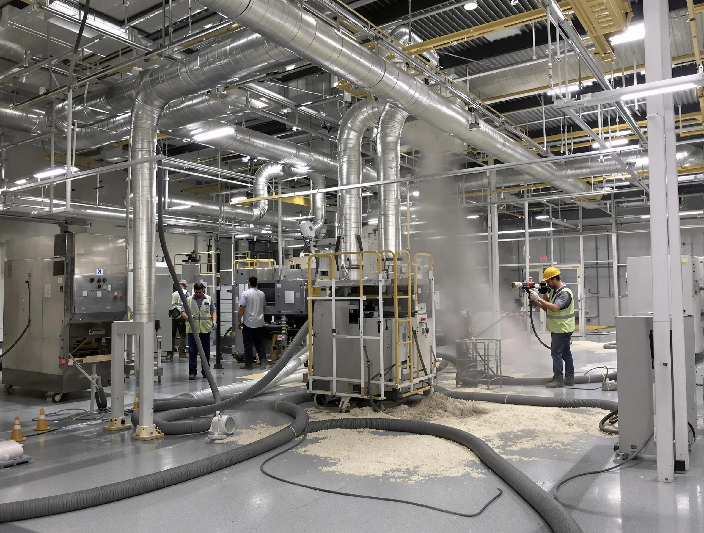 Heavy-duty industrial duct cleaning by San Bernardino Air Duct Cleaning in San Bernardino